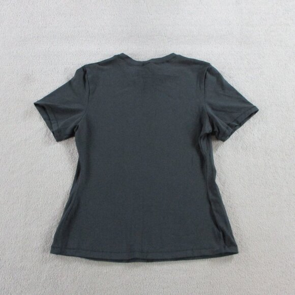 SKIMS Cotton Jersey T Shirt Womens Medium Soot Black NWT Crewneck Casual - Picture 3 of 8